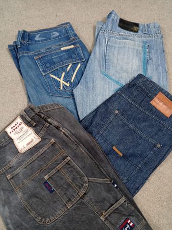 #288 Mens Baggy Hip-hop Jeans