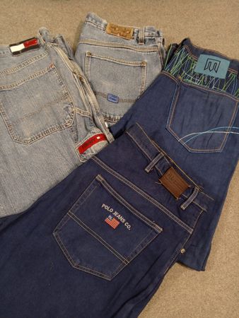 #292 Mens Baggy Hip-hop Jeans