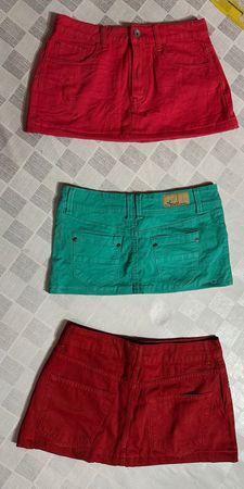 FOREVER 21 AND OTHER MIX BRANDS MINI SKIRTS (ID 1307)