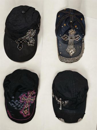 Y2k Embellished Baseball Caps