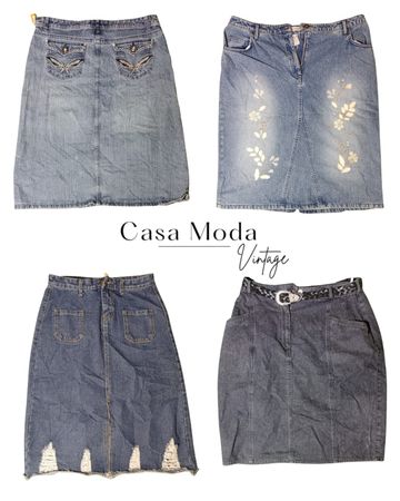 270426-1 Denim midi skirts 15 pcs