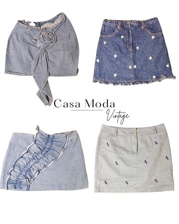 270426-2 Denim Mini skirts 16 pcs
