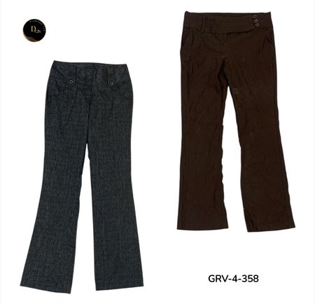 Poly Pants Y2K Style – Soft Fabric Casual Streetwear Bottoms (GRV-4-358)