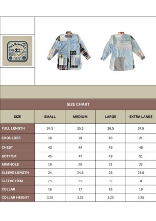 Upcycled Patchwork Shirt Jacket