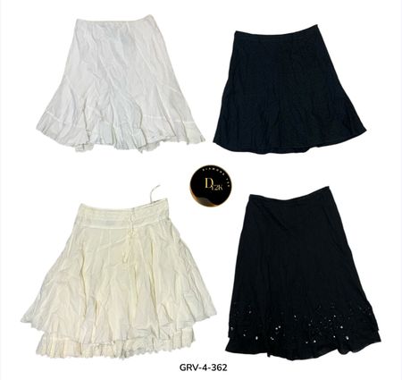 Jupes en coton premium – essentiel confortable pour l'été (GRV-4-362)