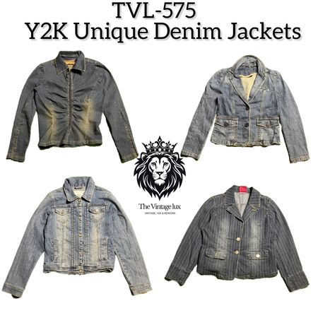 Y2K Unique Denim Jacket (TVL-575)