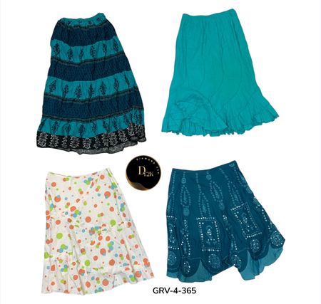 Flowy Cotton Skirts – Soft Texture with Elegant Look (GRV-4-365)