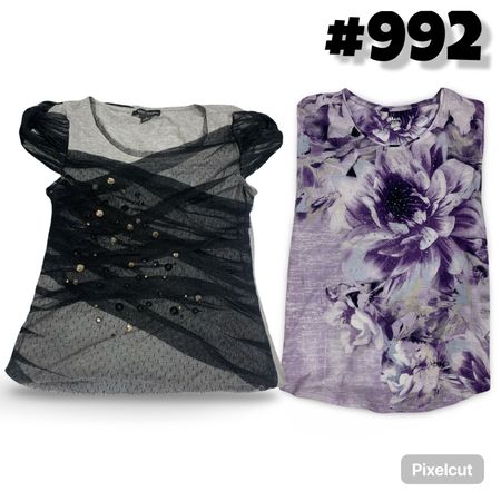 Y2k baby teez & Tops ( brands ) True rock, glitter girl,etc #992