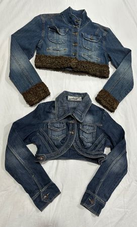 Y2K denim jacket short body B#036 10-pcs