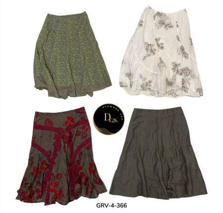 Casual Cotton Skirts – Comfortable Fit for Daily Fashion (GRV-4-366)