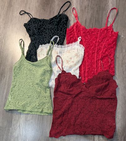5337 - Y2K Style Cami Tops