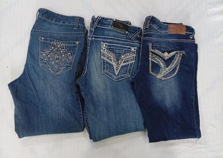 CR7937 Y2K Flare Jeans