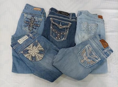 CR7938 Y2K Flare y Jeans Rectos