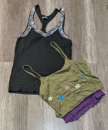 5349 - Blusas e Tops de Alças Estilo Y2K