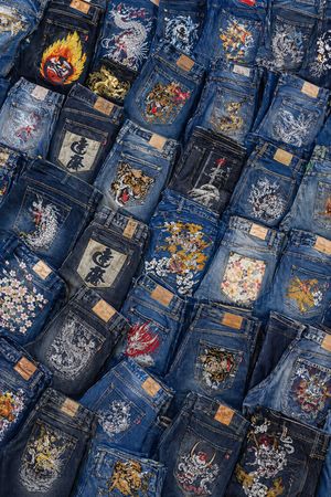 Japanese Tattoo Jeans