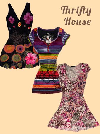 Electric Boho Babe Y2K Dresses(TH/370)
