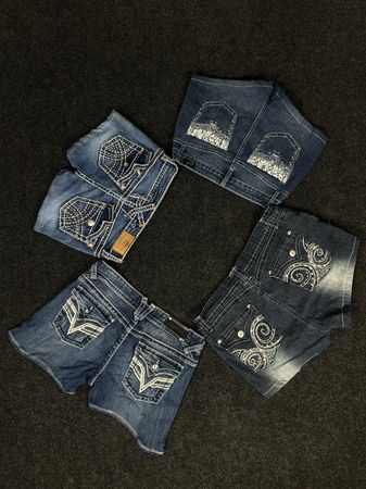 Y2K Signature Stitch Shorts - [TS-0564]