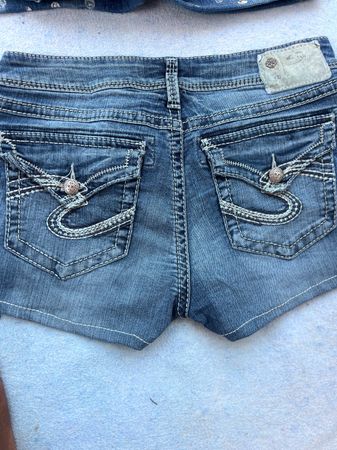 Silver &0ther Brands mini shorts (bn274)