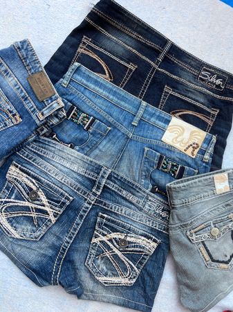 Silver &0ther Brands mini shorts (bn275)