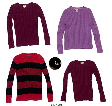 Pull en tricot torsadé Y2K – Look texturé chaud et élégant (GRV-4-382)