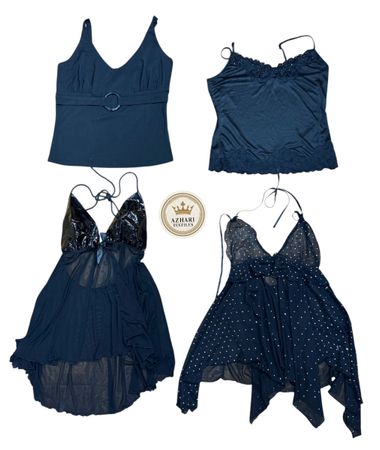Y2K Black Tops 15 pcs At 821