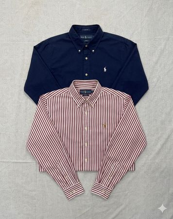 Upcycle Ralph Lauren Crop Top (DV -04)