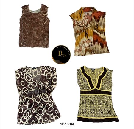 Classic Short Sleeve Blouse – Effortless Everyday Wear (GRV-4-399)