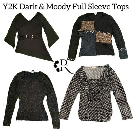 Y2K Dark & Mody Printed Full Sleeve Tops RW-1865