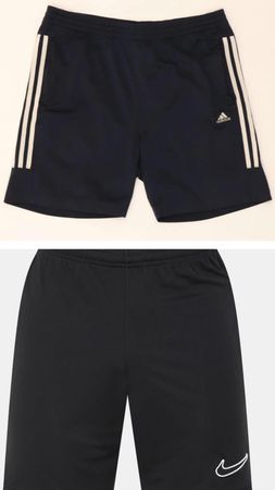 Nike adidas shorts