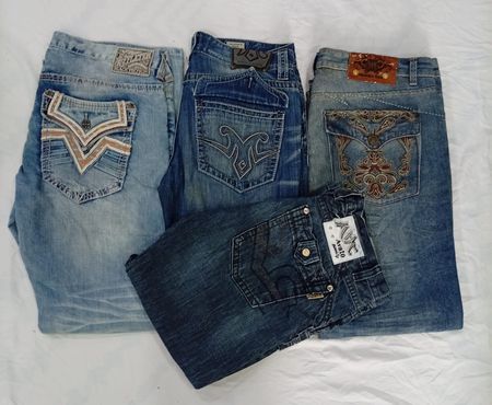 CR7974 Vintage Designer Men’s Jeans