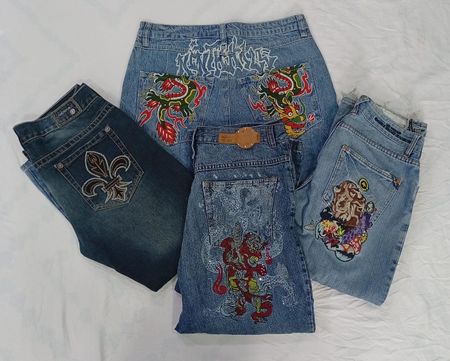 CR7977 Vintage Designer Men’s Jeans