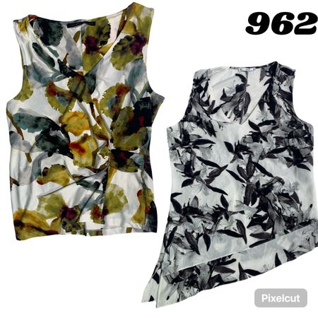 Y2K printed tops mix bundle (studio etc. ) #962