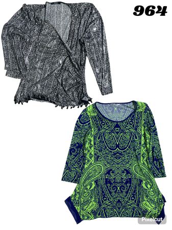Y2K printed tops ( Laura and msk etc. ) #964