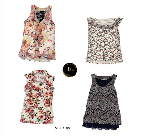 Kurzarmbluse – Schicker Alltagsessential (GRV-4-401)