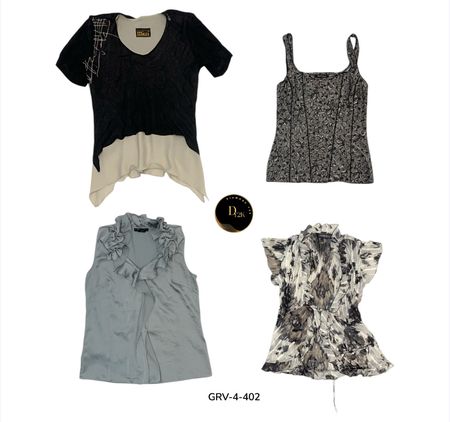 Kurze Ärmel Bluse – Leicht zu tragendes elegantes Stück (GRV-4-402)