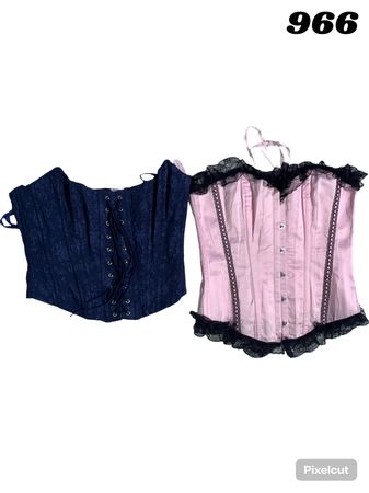 Y2K printed corset bundle. #966