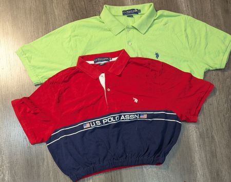 5384 - US Polo Upcycled Crop Tee