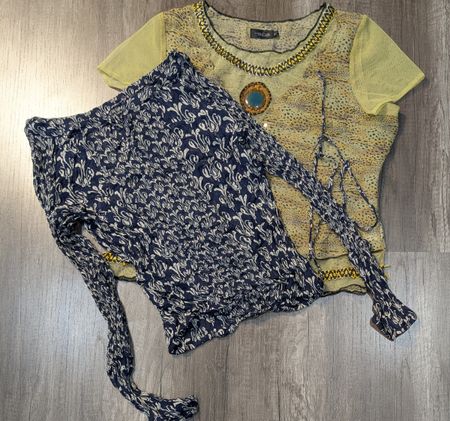 5386 - Bluse in stile Y2K