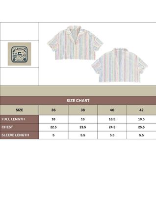 Upcycled Printed Crop Top