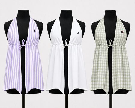 CR1549 Upcycled Halter Flow Top