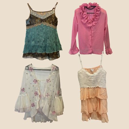 Y2K Date Night Fairy Blouses