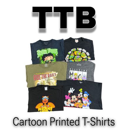 Cartoon Printed T-Shirts     (TTB-52)
