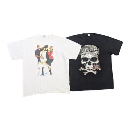 Vintage Movie Music Graphic Print Tshirts