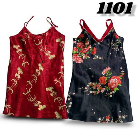 Y2k printed slip dresse (brands) x 1101
