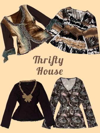 Serving Y2K Soft Grunge Tops(TH/372)