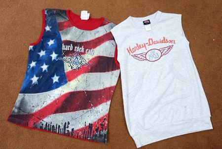 Harley & Hard Rock Cropped Tees
