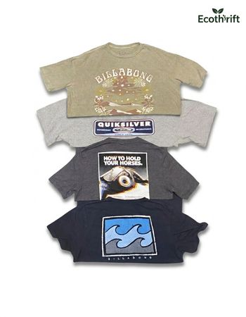 Surfwear T-Shirts Mix Brands- Billabong, Quiksilver, Oakley & Other brands