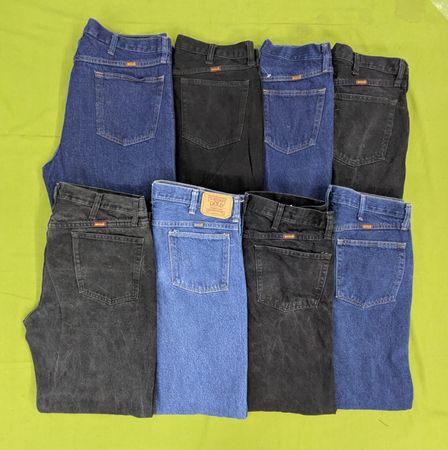 💥 RV3245 Rustler Zipper Jeans