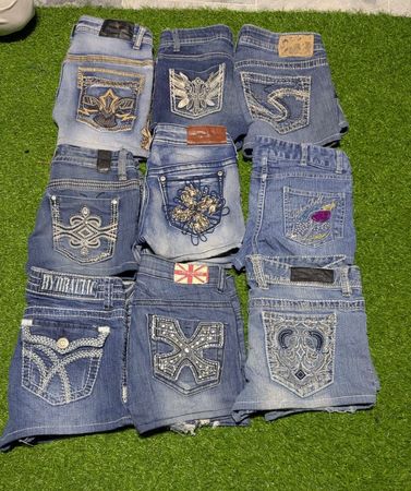 HYDRAULIC AND OTHER MIX BRANDS MINI SHORTS (C 012)