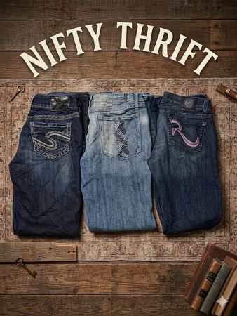 Y2K Flare/Bootcut Embellished Jeans